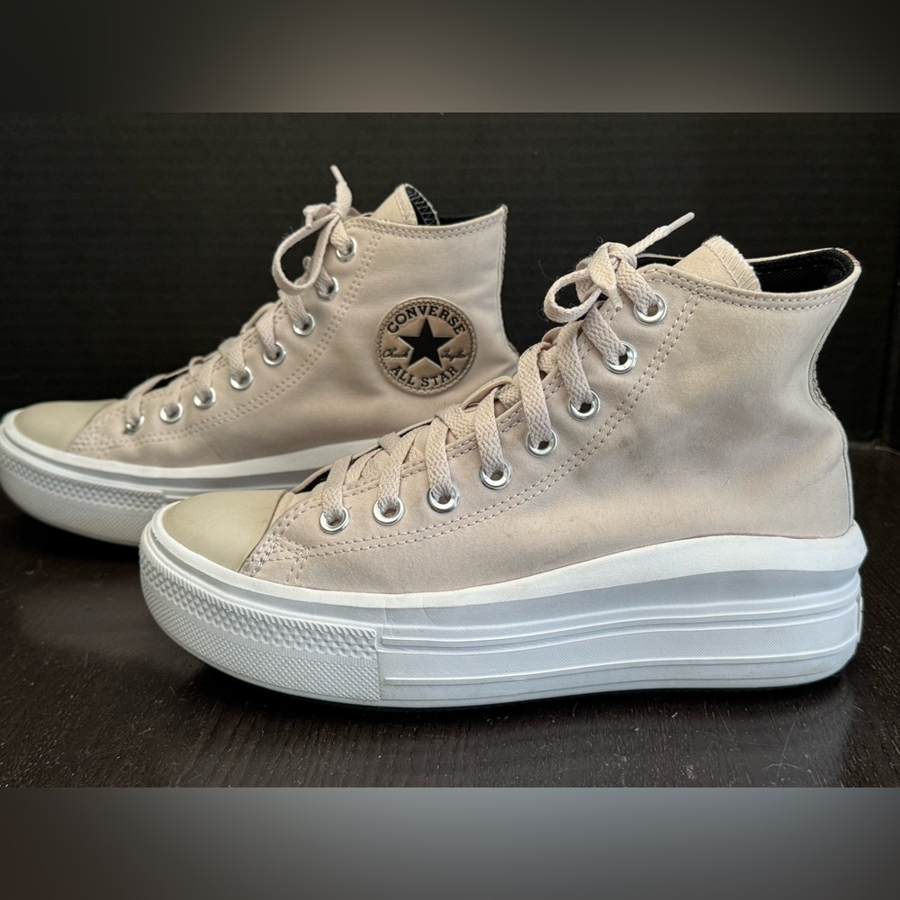Converse Women's High-Top Sneakers - Light Gray